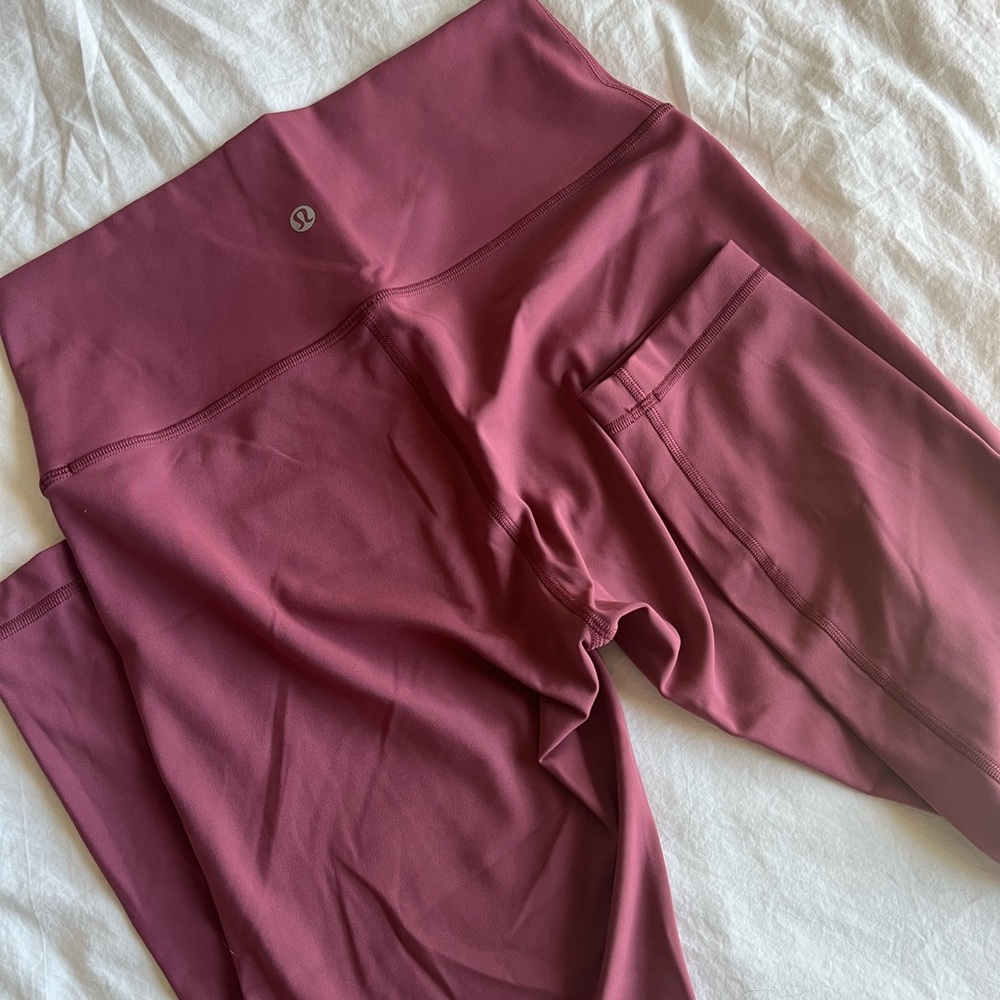 Lululemon Pink High Rise Legging Sz 8